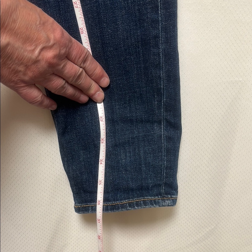 rag & bone Dark Blue Boyfriend Jeans - Picture 4 of 10